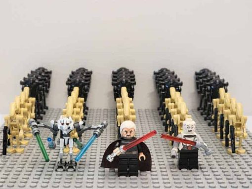 Star Wars mandalorian Clone Wars Battle Minifigures Army General Grievous Obi Wan Kenobi Kids Toy 5