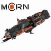 The Expanse MOC 46313 C4956 MCRN Tachi Rocinante ECF-270 Space Ship Expanse Star Destroyer Building Blocks Kids Toy
