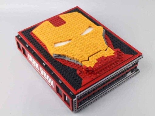 Iron Man Book SY1361 Marvel Avengers Super Hero Ideas Creator Minifigures Building Blocks Kids Toy 4