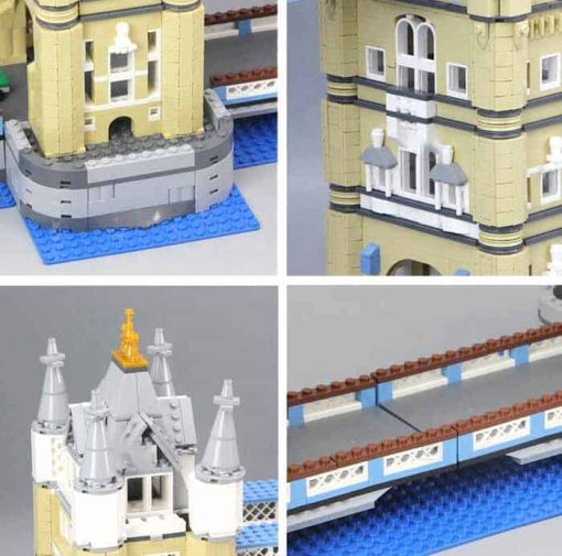 London Tower Bridge 10214 Lepin 17004 King 88004 Ideas Creator Street View Building Blocks Kids Toy 6