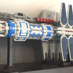 MOC 5540 C522 Babylon 5 Cruiser Space Station Space Ship UCS Destroyer Building Blocks Kids Toy 4