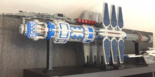 MOC 5540 C522 Babylon 5 Cruiser Space Station Space Ship UCS Destroyer Building Blocks Kids Toy 4