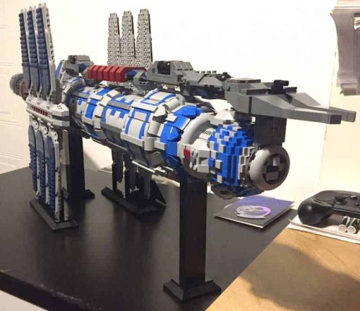 MOC 5540 C522 Babylon 5 Cruiser Space Station Space Ship UCS Destroyer Building Blocks Kids Toy 5