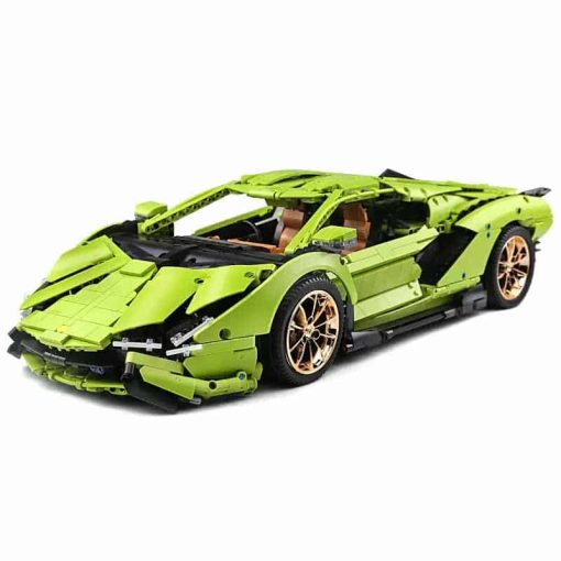 Mould King 13057 Lamborghini Sian FKP 37 Super Car Building Blocks Kids Toys Gift