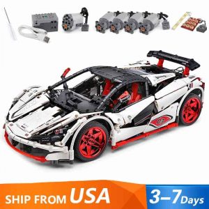 Mould King 13067 Icarus Super Car with Remote Control Technic building blocks Kids Toys