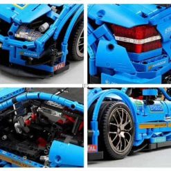 Mould King 13073 Mercedes Benz AMG C63 DTM Rally Sports Car Remote Control Technic Building Blocks Kids Toy 2
