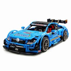Mould King 13073 Mercedes Benz AMG C63 DTM Rally Sports Car Remote Control Technic Building Blocks Kids Toy 5