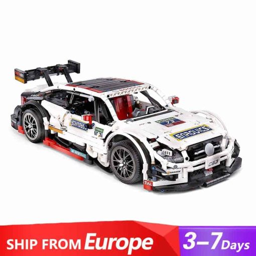 Mould King 13075 Mercedes Benz AMG DTM C63 Rally Car Race Car Technic Building Blocks Kids Toys