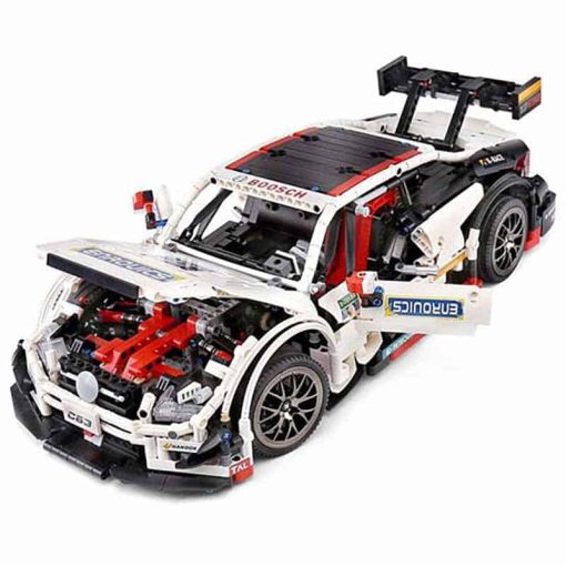 Mould King 13075 Mercedes Benz AMG C63 DTM Super Race Sports Car Technic Building Blocks Kids Toy 7