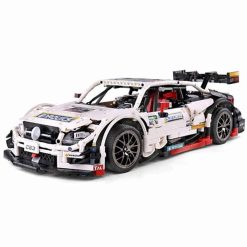 Mould King 13075 Mercedes Benz AMG C63 DTM Super Race Sports Car Technic Building Blocks Kids Toy 8