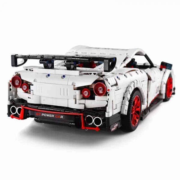 Mould King 13172 Nissan GTR GT3 Super Race Sports Car Technic Building Blocks Kids Toy 6 800x800 1