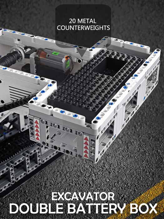Mould King 17002 Liebherr LTR 11200 Construction Crane Technic LEGO building blocks kids Toys