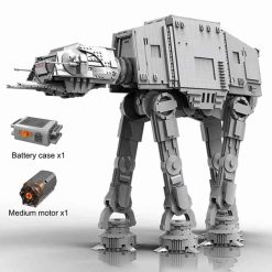 Mould King 21015 AT AT walker Star Wars Mandalorian Motorized Armored Walker Building Blocks Kids Toys