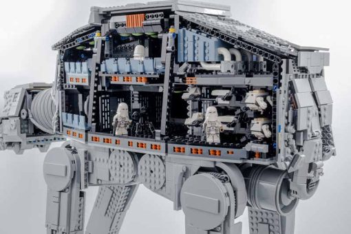Star Wars AT AT Walker 75313 King A66677 With Interior Minifigures Scale UCS Building Blocks Kids Toy 2
