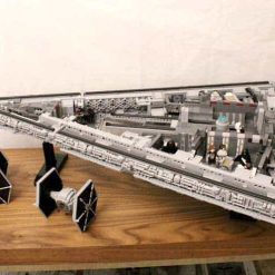 Star Wars Imperial Star Destroyer ISD Aggressor Mini Tyrant MOC 9018 C4346 UCS Building Blocks Kids Toy 10