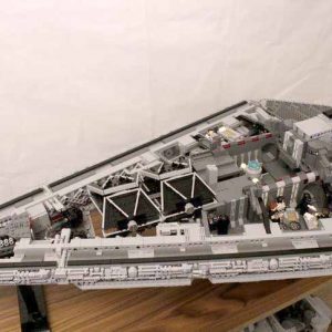 Star Wars Imperial Star Destroyer ISD Aggressor Mini Tyrant MOC 9018 C4346 UCS Building Blocks Kids Toy 3