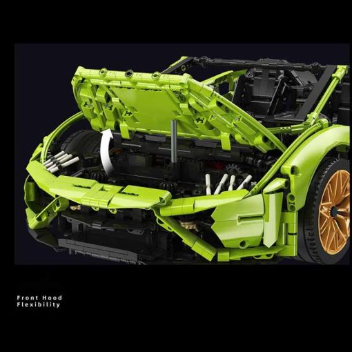 Super 18K Lamborghini Huracan Evo Spyder K131 Race Hyper Car Technic Building Blocks Kids Toy 2 800x800 1