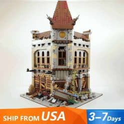 Super 18K K127 Palace Cinema Apocalypseburg City Street View Ideas Creator Modular Building Blocks Kids Toy