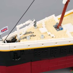 Titanic Ship RMS 10294 lepin 99023 British Ship HMS Boat Technic Ideas Creator Building Blocks Bricks Kids Toy 2