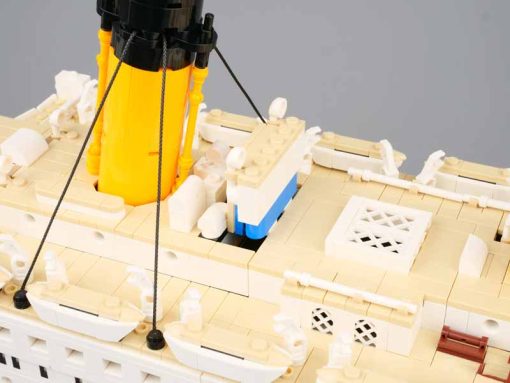 Titanic Ship RMS 10294 lepin 99023 British Ship HMS Boat Technic Ideas Creator Building Blocks Bricks Kids Toy 5