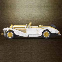 mould king 10003 k500 Mercedes Benz Technic Vintage classical Race Car Building Blocks Bricks Kids Toy 4