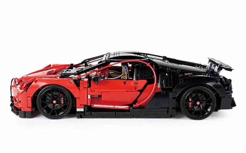 Technic+Bugatti+Chiron++(Rare+42083)++Red+Race+Car+Building+blocks+SHIPPING+WORLDWIDE+DHL
