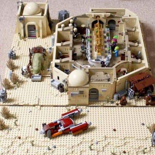 MOC 10024 Mandalorian Mos Eisley Cantina Star Wars C026 City Building Blocks Kids Toys