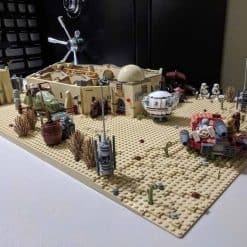 MOC 10024 Mandalorian Mos Eisley Cantina Star Wars C026 City Building Blocks Kids Toys