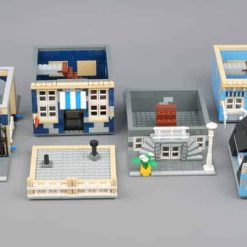 Market Street 10190 Lepin 15007 Modular Street View Ideas Creator Building Blocks Kids Toys