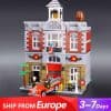 LEGO 10197 Fire brigade Lepin 15004 King 84004 City Street View Ideas Creator Modular Building Blocks Kids Toy