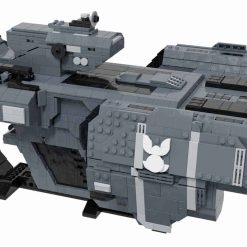 UNSC Forward Unto Dawn HALO Battleship MOC-90354 UCS Space Ship Building Blocks Kids Toy JC446