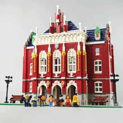 Red Brick University Jiestar 89123 City Street View Ideas Creator ...