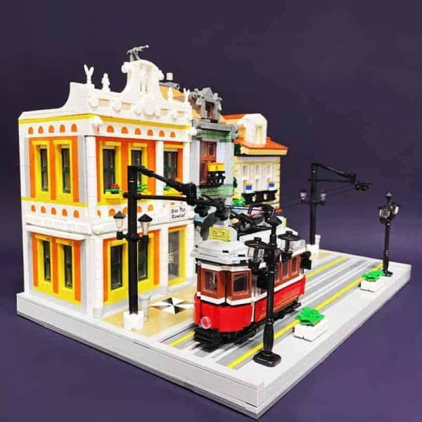 Jiestar 89132 Orient Train Station Lisbon Tram City Street View Ideas Creator Street View Modular Building Blocks Kids Toy
