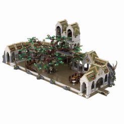 Lord of the rings hobbit Rivendell MOC-62284 Elf City Modular Building Blocks Kids Toy