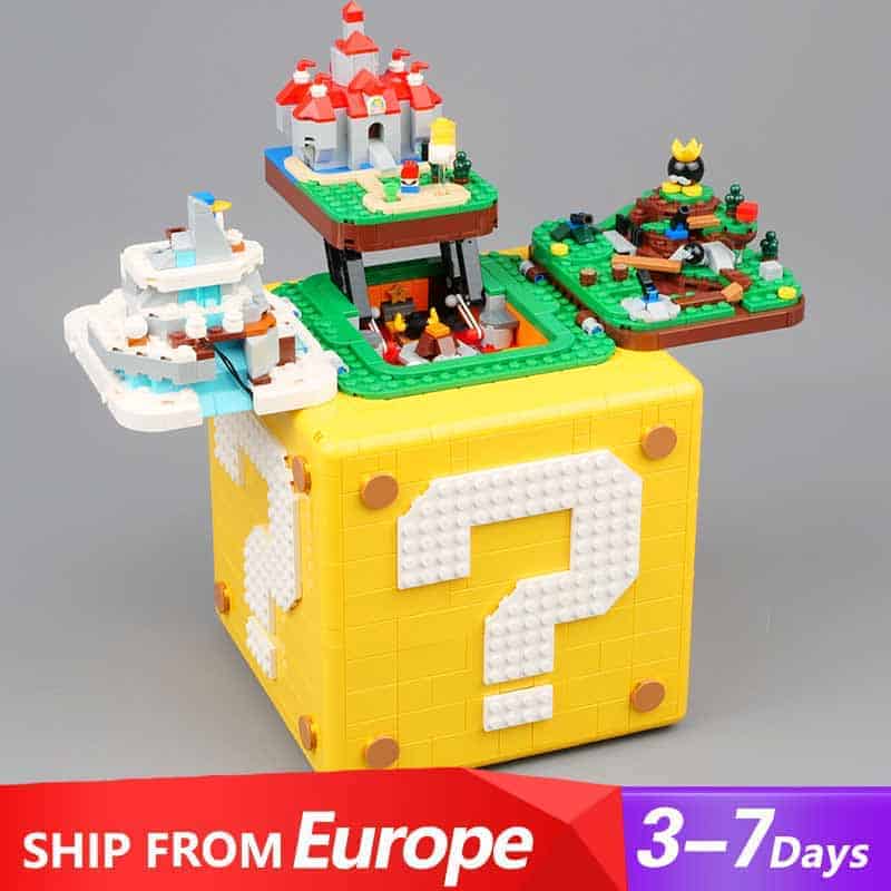 LEGO 71395 Super Mario 64 Question Mark Block 2064 pcs Brand NEW Free DHL FedEx 