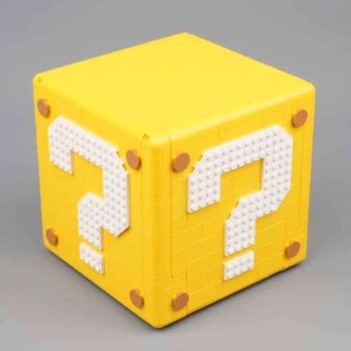BELA 60144 Super Mario 64 Question Mark Block lego 71395 Ideas Creator Building Blocks Kids Toys