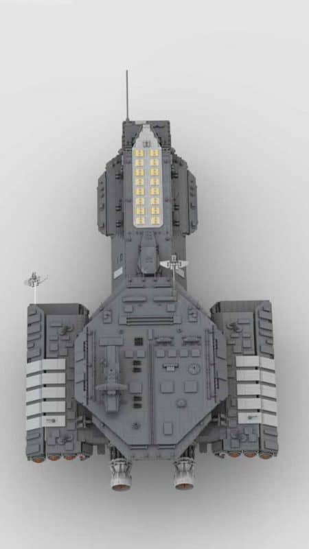 Stargate Atlantis USS Daedalus Interstellar Space Ship MOC-35381 UCS ...