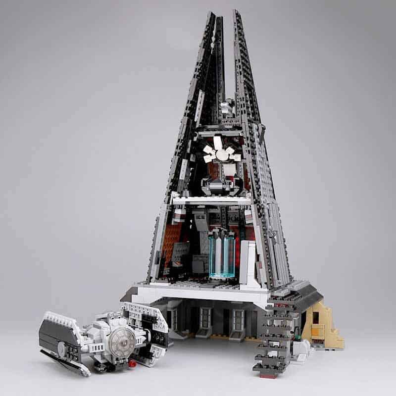  TOY PLAYER Space Wars Black Castle Building Set with Tie  Advanced Fighter, Compatible with Lego Adult, Darth Castle Vader Toy for  Science Fiction Movie Fans (775 Pcs) : Toys & Games