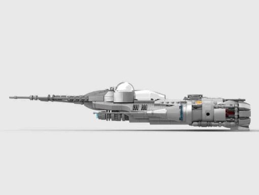 Din Djarin's N-1 Naboo Starfighter MOC-99932 Star Wars Mandalorian Space Ship Building Blocks Kids Toy