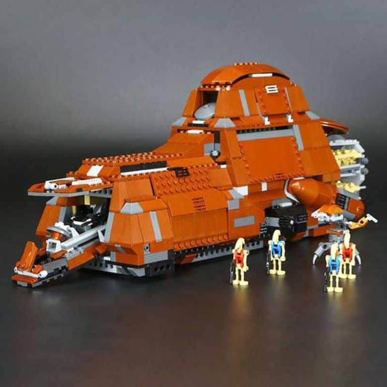 Star Wars Trade Federation Transport Tank MTT 7662 Droid Ship 1338Pcs ...