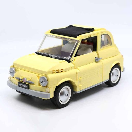 Fiat Nuova 500 10271 Lepin 71103 Technic Racing Vintage Car Creator Building Blocks Kids Toy