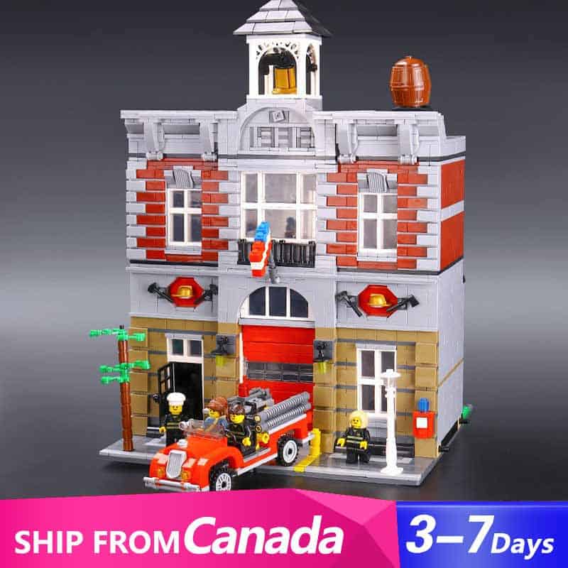 Fire Brigade 10197 City Street View Ideas Creator Series 2313Pcs Modular Building Kids Toy 84004 99009 | HeroToyz