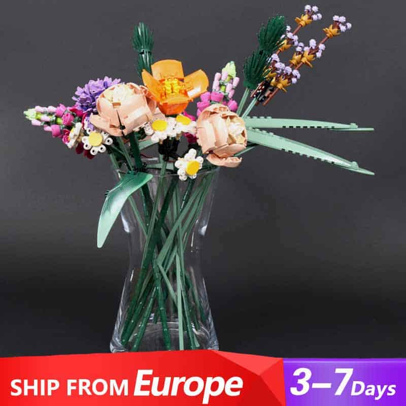 Free Shipping Brand New Botanical Collection Flower Bouquet 10280