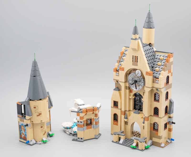 Harry Potter Hogwarts Castle Clock Tower Building Bricks Toy With Figures 