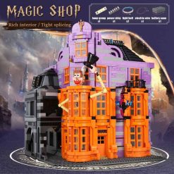 Harry Potter Mould King 16041 Magic Joker Shop Weasleys' Wizard Wheezes Modular Building Blocks Bricks Kids Toy