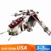 King 8066 Star Wars Republic Gunship LEGO 75309 Ideas Creator Space Ship Building Blocks Kids Toys