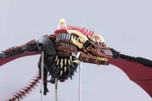Game Of Thrones Red Dragon Drogon Super 18K K89 Building Blocks Kids Toy