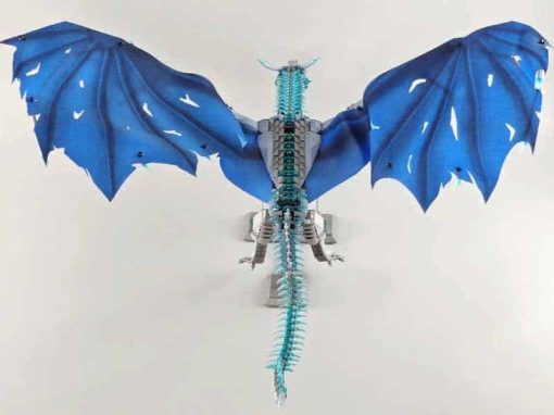 Game Of Thrones Ice Dragon Viserion Super 18K K90 Building Blocks Kids Toy