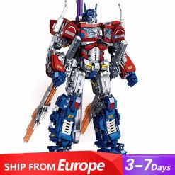 Optimus Prime Robots Transformers Technic 772 Truck Ideas Creator Building Blocks Toy