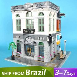 10251 Brick Bank Lepin 15001 Street View Modular Building Blocks Kids Toys